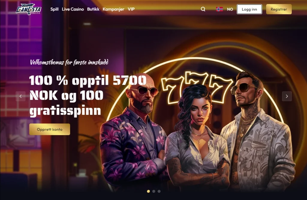 Gangsta Casino - Index side