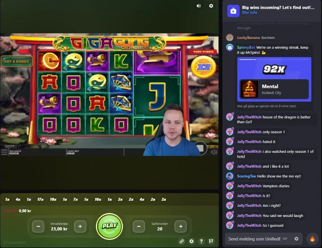 casinofriday live spins stream