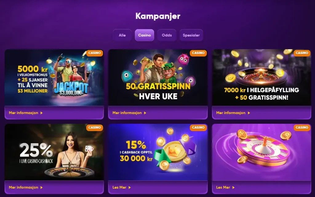 kingmaker casino kampanjer